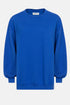 Âme antwerp ulla oversized sweatshirt kobalt blauw